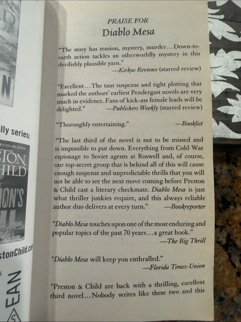 Diablo Mesa - Blue/Orange/Black Paperback Novel - Picture 5 of 6